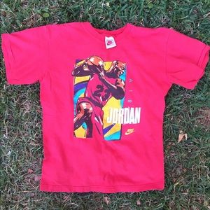 Vintage 80s Nike AIR JORDAN  Tshirt Sz S-M